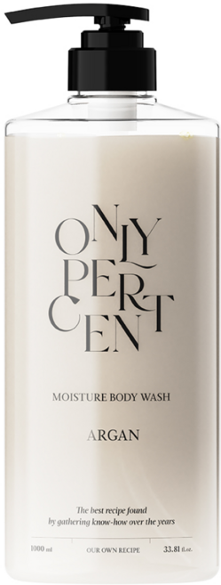 온리퍼센트 아르간 47 모이스처 바디워시 프루티 플로럴 머스크향, 1L, 1개