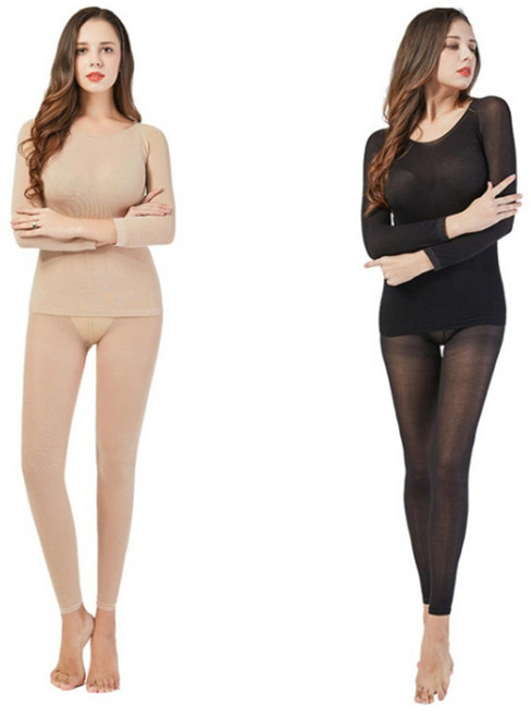 여성 자가발열 스타킹 내의 겨울 레깅스 보온 내복 런닝