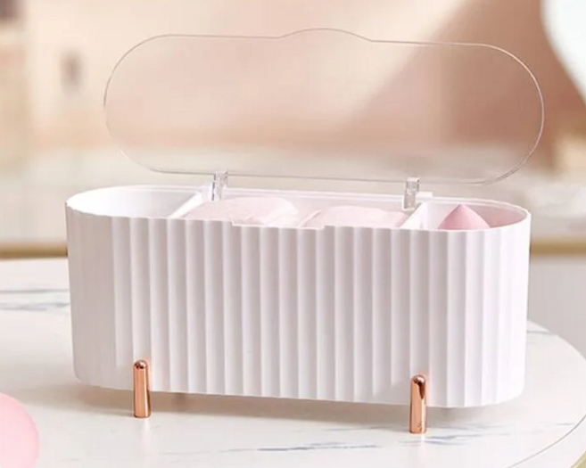 화장솜 케이스 보관함, 1개, 블랙