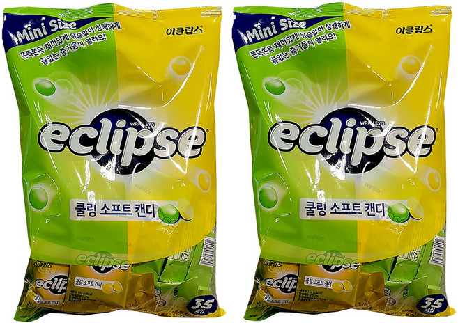 이클립스 쿨링 소프트 캔디 믹스드, 525g, 2개