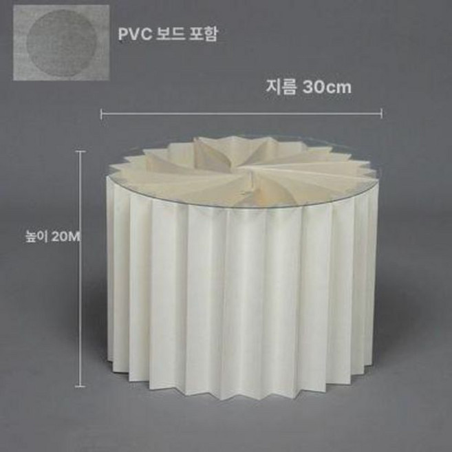 종이 전시매대 소품샵 전시대 매장 디피 진열대, 화이트 20CM