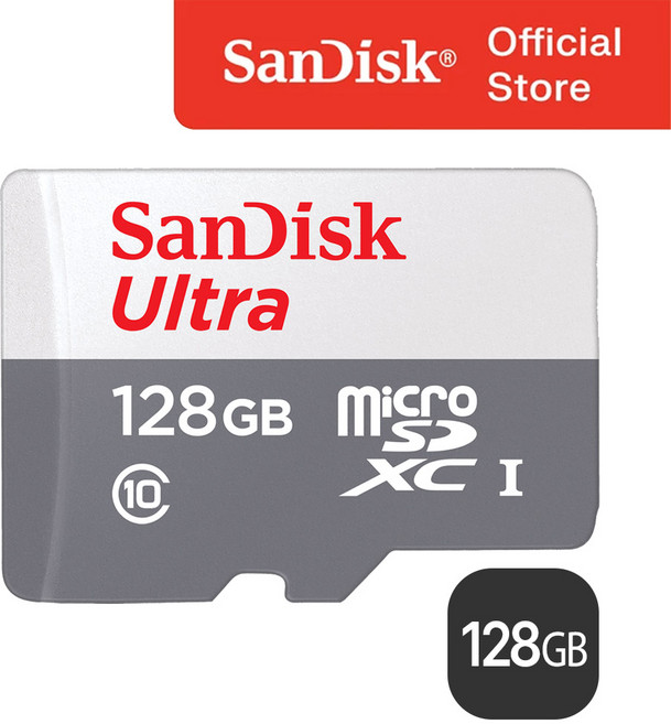 샌디스크 울트라 마이크로SD SDSQUNS-128G, 128GB, 1개