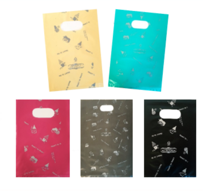 팬시봉투 비닐쇼핑백 HDPE, 100장, 그린