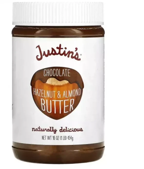 저스틴 초콜릿 초코렛 Chocolate Hazelnut 아몬드 Almond Butter 버터 16, 454g, 1개