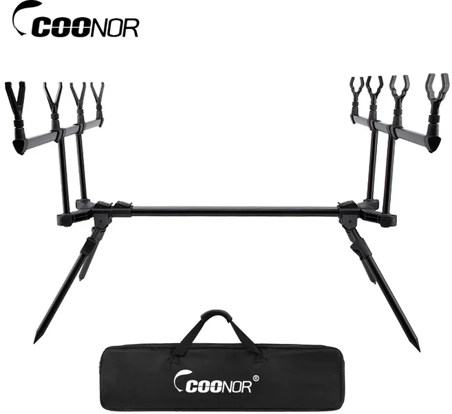 Coonor 낚싯대 거치대 조절 가능한 개폐식 잉어 포드 스탠드 낚시용 모든 것, 02 Type A