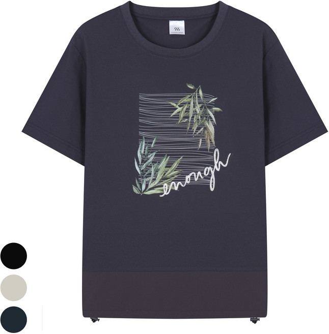 [신상]쌈지스포츠 여성 반팔티 루즈핏 체형커버 시원한 봄 여름 데일리 반팔티셔츠