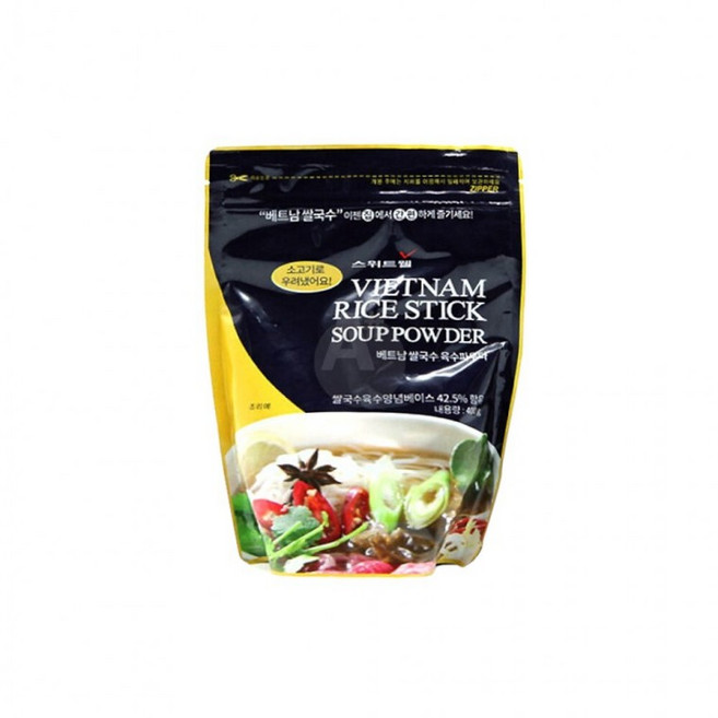 스위트웰 쌀국수육수분말 400g X 10개, 1g, 1개