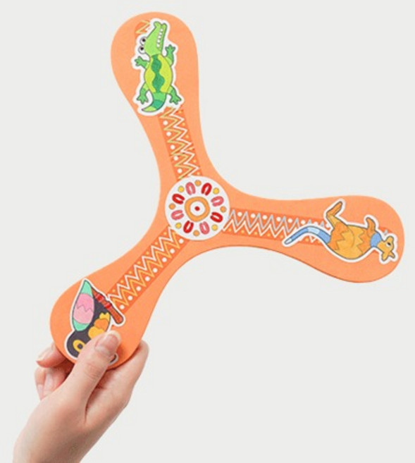 부메랑만들기 호주부메랑 호주전통놀이 던지기놀이, 호주부메랑A KBMK, 1개