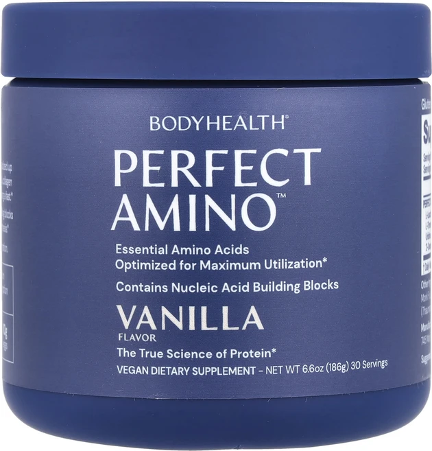 BodyHealth Perfect Amino™ 바닐라 186g(6.6oz), BodyHealthPerfectAmino바닐라186g6, 186g, 1개 - 쿠팡
