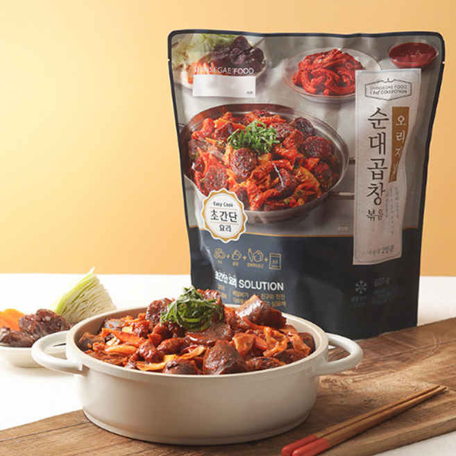 쉐프컬렉션 오리지널 순대곱창볶음, 8개, 600g