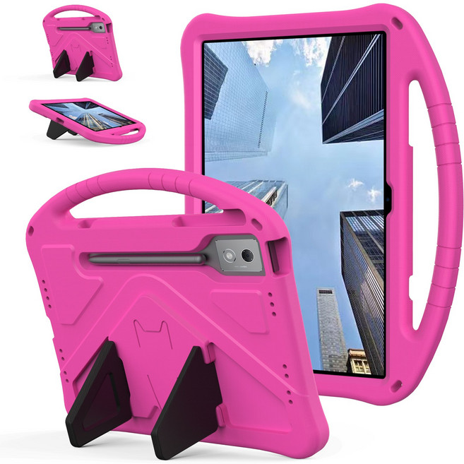 For Lenovo Yoga Tab Plus / Yoga Pad Pro AI 12.7inch Case EVA Portable Shockproof Back Cover TB520FU, Rose Red, Yoga Tab Plus 12.7