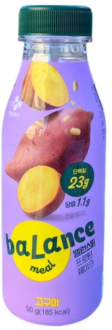 CJ제일제당 밸런스밀 프로틴 쉐이크 고구마맛, 50g, 8개 - 쿠팡