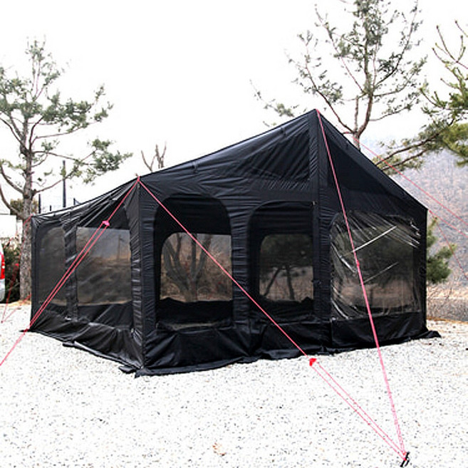 타프쉘 아론 V2 블랙에디션 블랙 암막코팅, 논스톱 슬라이드폴대（티탄그레이） 포함 풀세트