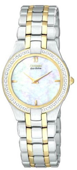 [Citizen] 시티즌 EG3154-51D 스틸레토 에코 드라이브 MOP 다이얼 다이아몬드 여성용 시계 695