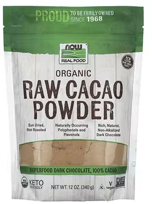 나우푸드 Real Food 유기농 무가공 카카오 가루 340g(12oz), 340g, 136개입, 1개