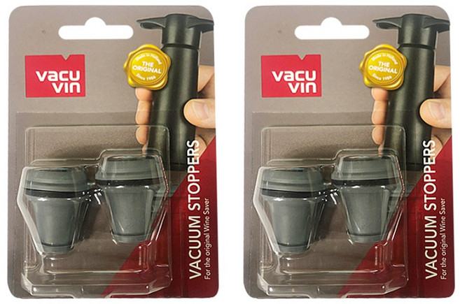 배큐빈 와인 진공마개 베큐빈 진공세이버 마개 2개 세트, 2세트