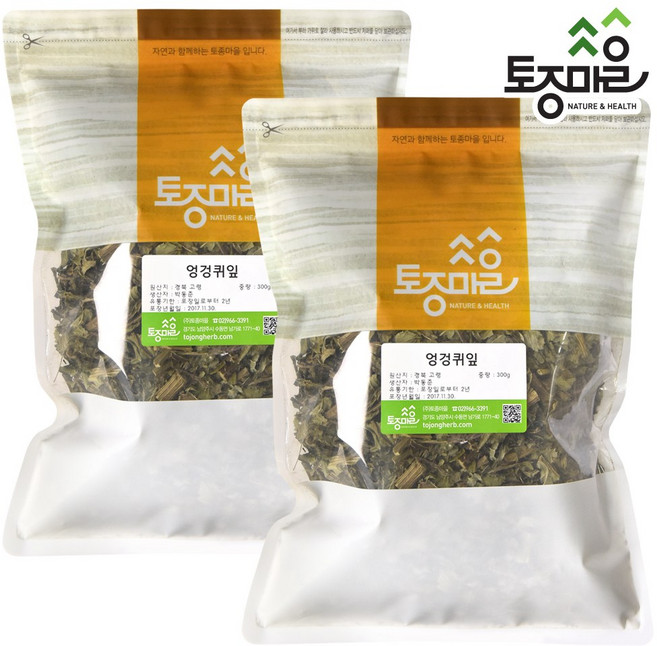 [토종마을] 국산 엉겅퀴잎 300g, 2개