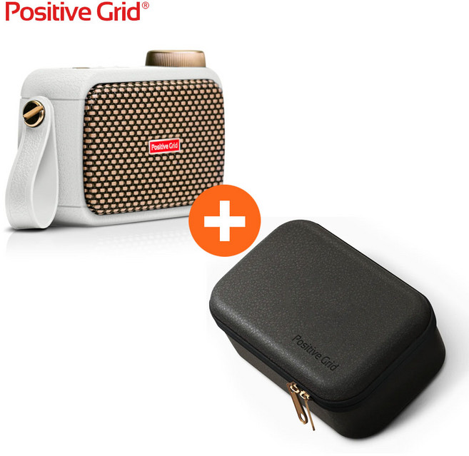 Positive Grid Spark Go 포지티브 그리드 스파크 고 + 케이스 패키지, 화이트
