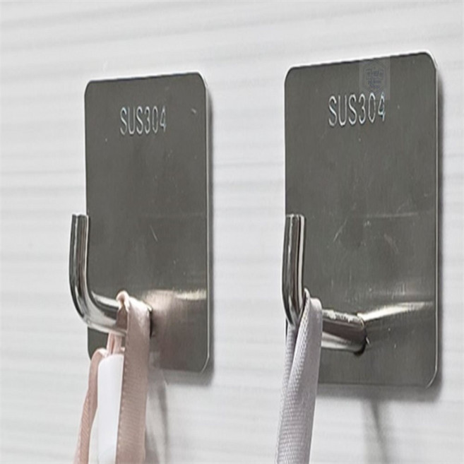 다용도 문걸이형 후크, 핑크, 1개