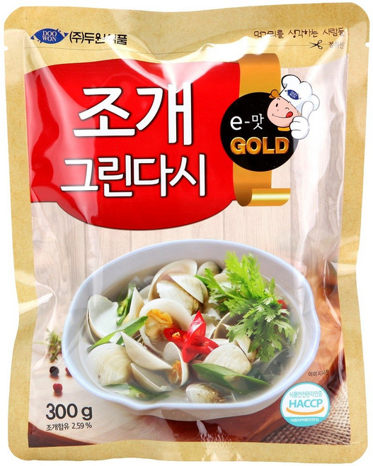 두원 조개그린다시다 골드 1kg, 1개