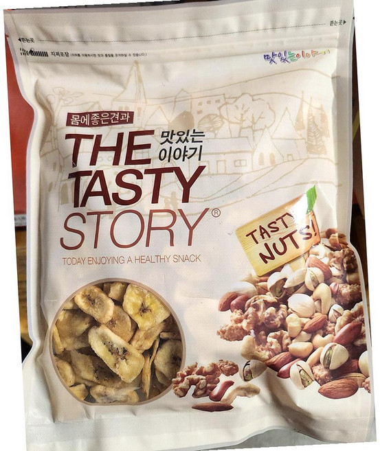 한솔 바나나칩 500g 건과일 간식 과자 스낵, 1개