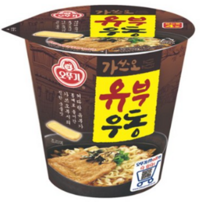 오뚜기 유부우동소컵 62 g, 24개