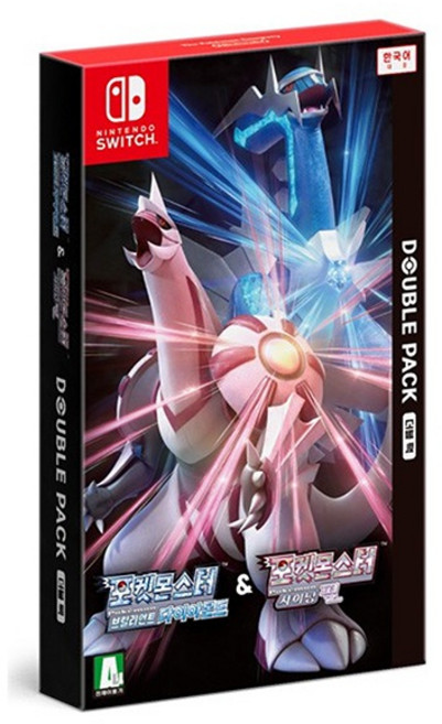 스위치 포켓몬스터 브릴리언트 다이아몬드 샤이닝펄 더블팩 새제품 /, 스위치 포켓몬스터 브릴리언트 다이아몬드 & 샤이닝 펄