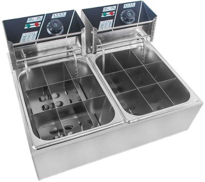 어묵기계 오뎅조리기 분식 포장마차 오뎅바 노점 냄비 어묵통 포차 분식집, F. 전기 20L 트윈 프라이어