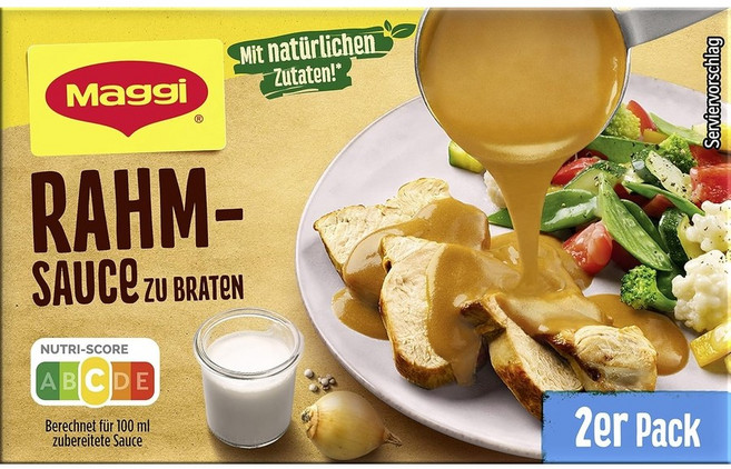 매기 크림 소스 2개입 로스팅용 Maggi Rahm-Sauce zu Braten (2er Pack), 250ml (2개 팩)