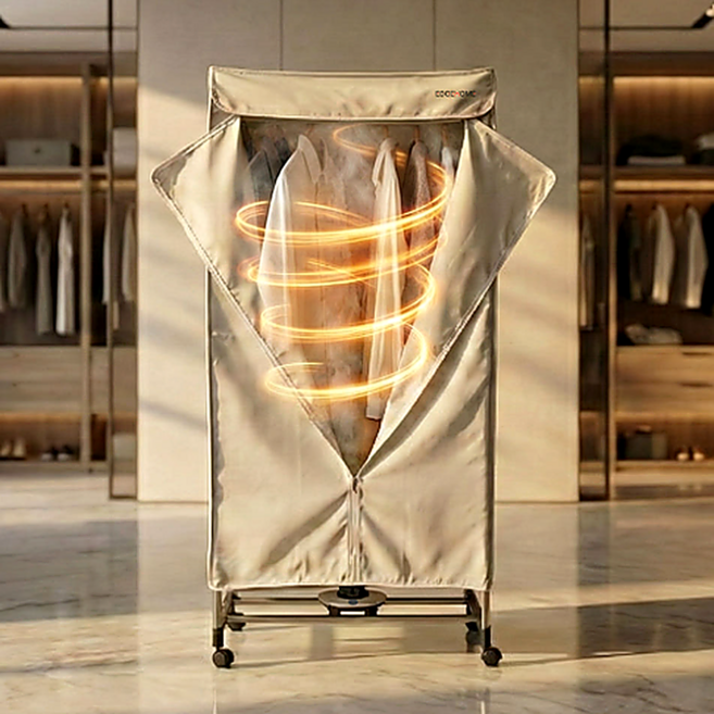 엣지홈 옷장형 건조기 겸 스타일러 세탁 빨래 소형 미니 의류 건조기 10kg 이불 패딩