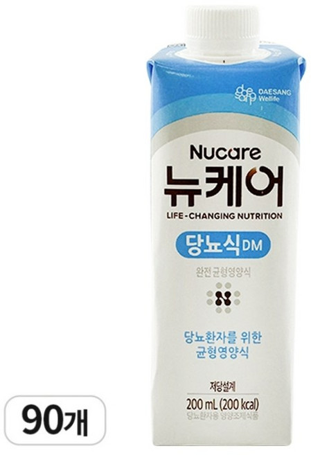 뉴케어 구수한맛 당뇨식DM 정품 200ml x 90개, 구수한 맛 90팩