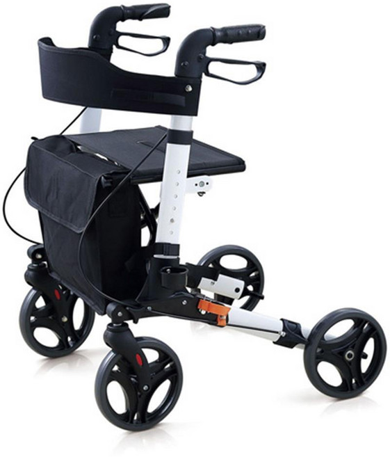 고급형 높이조절 성인용 할아버지 보행차 실버카 노인보행차 고령자용, 1개