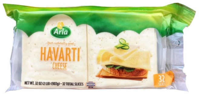 무료배송!! ARLA DOFINO 하바티 슬라이스 치즈 907g 샌드위치, 680g, 1개