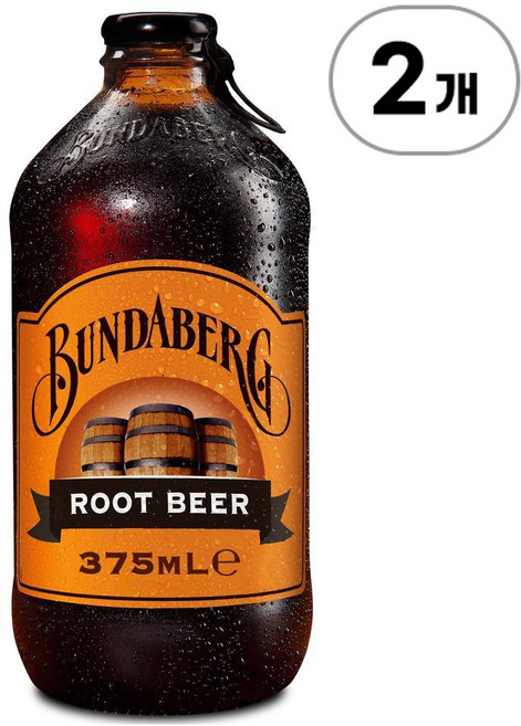 분다버그 루트 비어 Bundaberg Root Beer 375ml, 2개