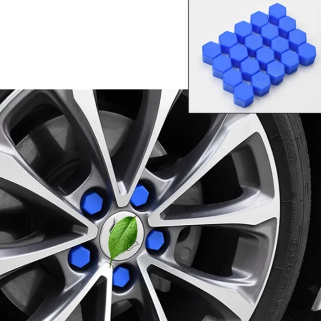 호환 블랙 차량 휠 캡 볼트 커버 너트 녹 방지 실리콘 휠 허브 보호기 나사 캡 스타일링 20 개 15mm 17mm 1, 02 AAAAAA, 01 CHINA, 01 21MM
