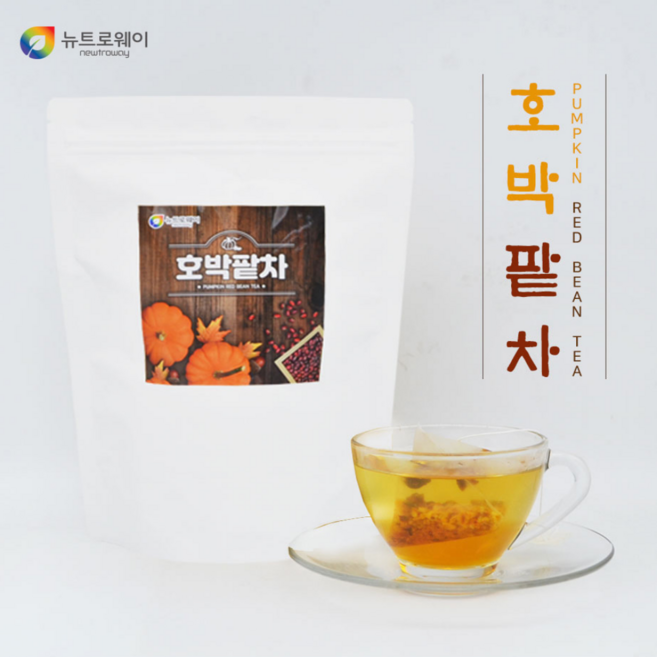 뉴트로웨이 호박팥차 건호박 우엉 100티백, 150g, 100개입, 1세트