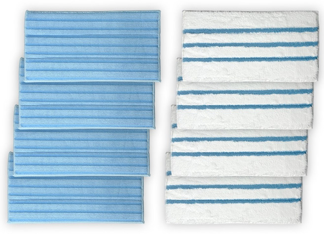 [호환] 우리비즈 만능 스팀 청소기 걸레 패드 극세사 찌든때 물걸레 한경희 블랙앤데커 홈앤아트, 2세트, 극세사+찌든때용 2+2