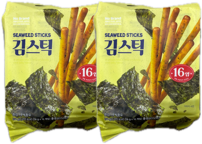 노브랜드 김스틱, 2개, 256g