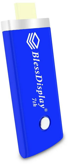 BlessDisplay 七代 38B自動無線影音電視棒, 1個, 藍