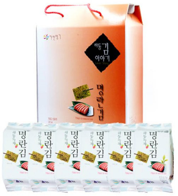 하동녹차명란김 24봉 선물세트, 1