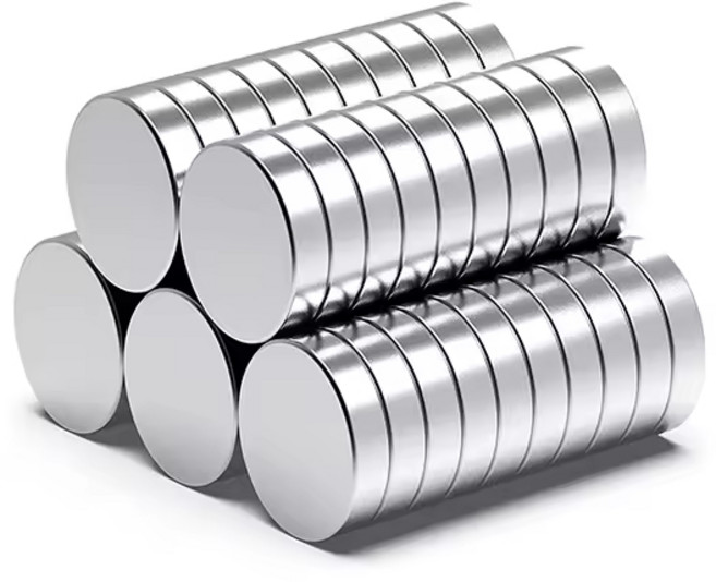 투데이리빙 초강력 네오디움 마그네틱 원형 자석 지름 10mm x 두께 3mm R99948S, 실버, 50개
