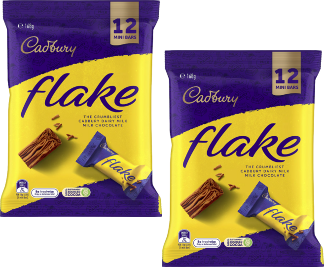 캐드버리 초콜릿 플레이크 쉐어팩 12개입 Cadbury Flake Sharepack, 2개, 168g