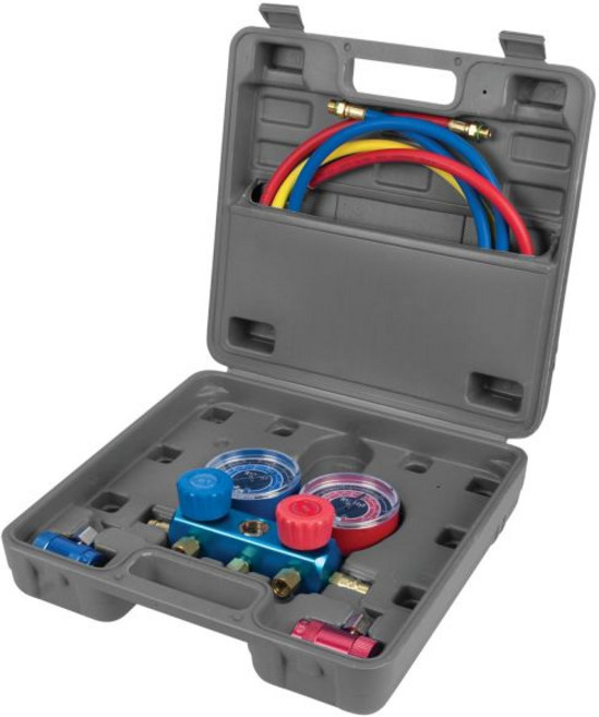 Performance Tool 성능 도구 W89739 A/C 진단 매니폴드 게이지 키트 에어컨 냉매 R1234YF용