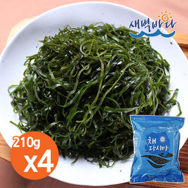 채로 썰었더니 간편해진 채다시마 210g x 4봉 불로초 샐러드 KEJ2104, 4개