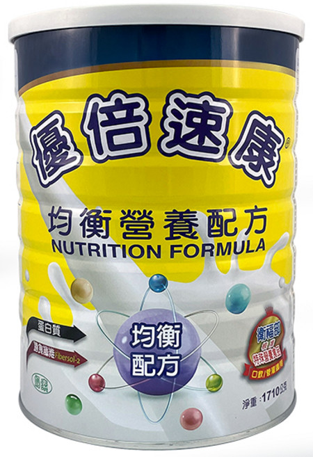 優倍速康 均衡營養配方 (管灌適用/HMB/膳食纖維), 1.71kg, 1