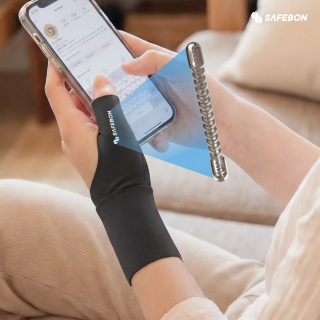 세이프본 엄지손가락 터널증후군 초경량 손목보호대, 1개