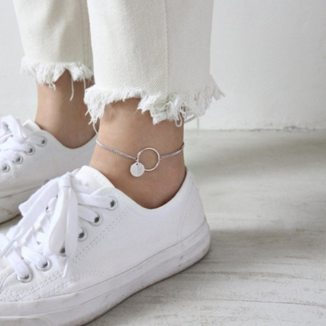 에르모사제이 A001 실버 925 데일리 여자 레이어드 골드 은 발찌