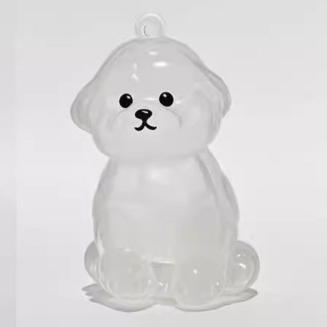 寵物紀念品 狗毛收集膠囊 狗毛吊飾 紀念掛件, 比熊, 1個