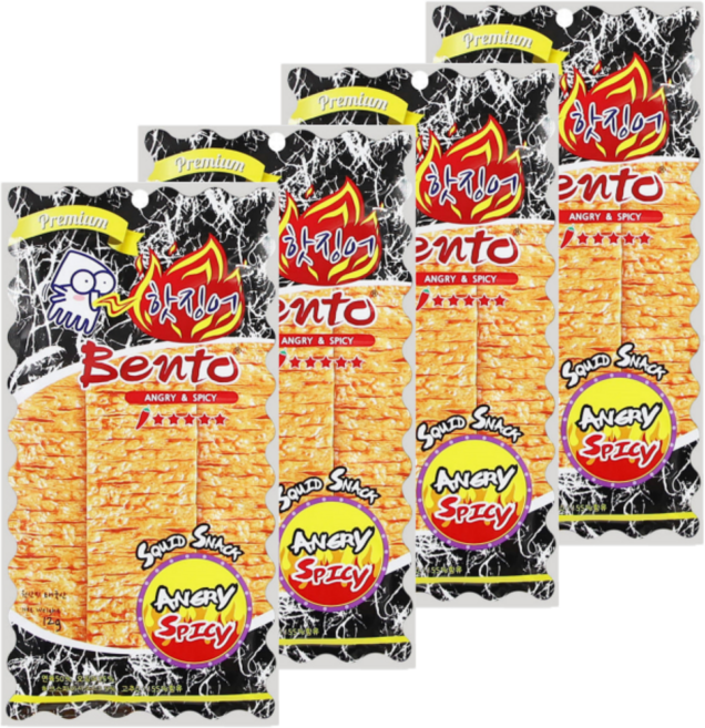 벤토 앵그리 앤 스파이시 어포, 12g, 4개