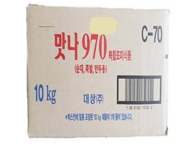 청정원 맛나970 10kg, 1개